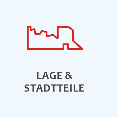 Lage und Stadtteile